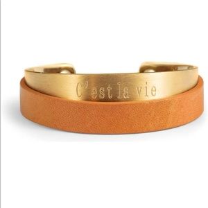 Cuff bracelet (C’est La Vie)